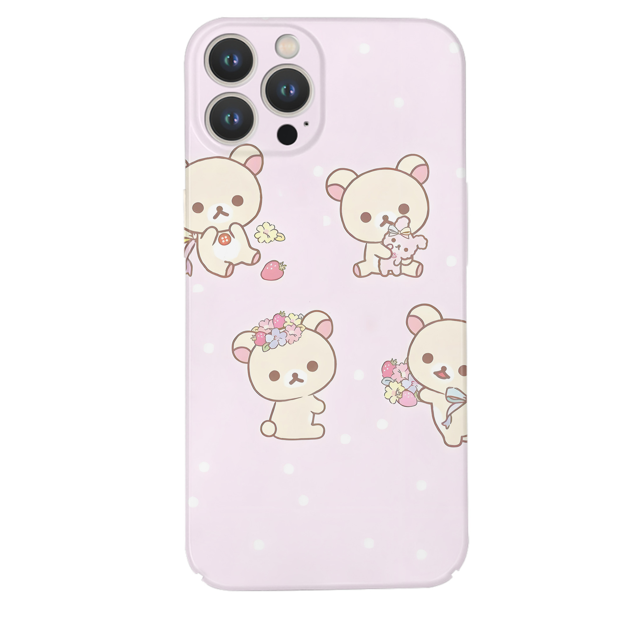 （画像用） リラックマ リラックマ キイロイトリ Rilakkuma Korilakkuma Kiiroitori 【iPhone 14シリーズ対応】ハードケース